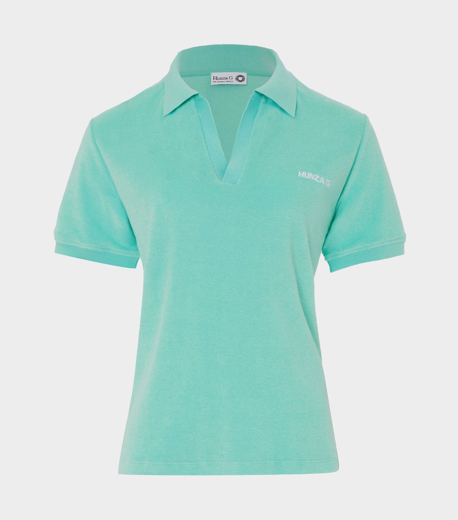 Terry Towelling Polo - Mint