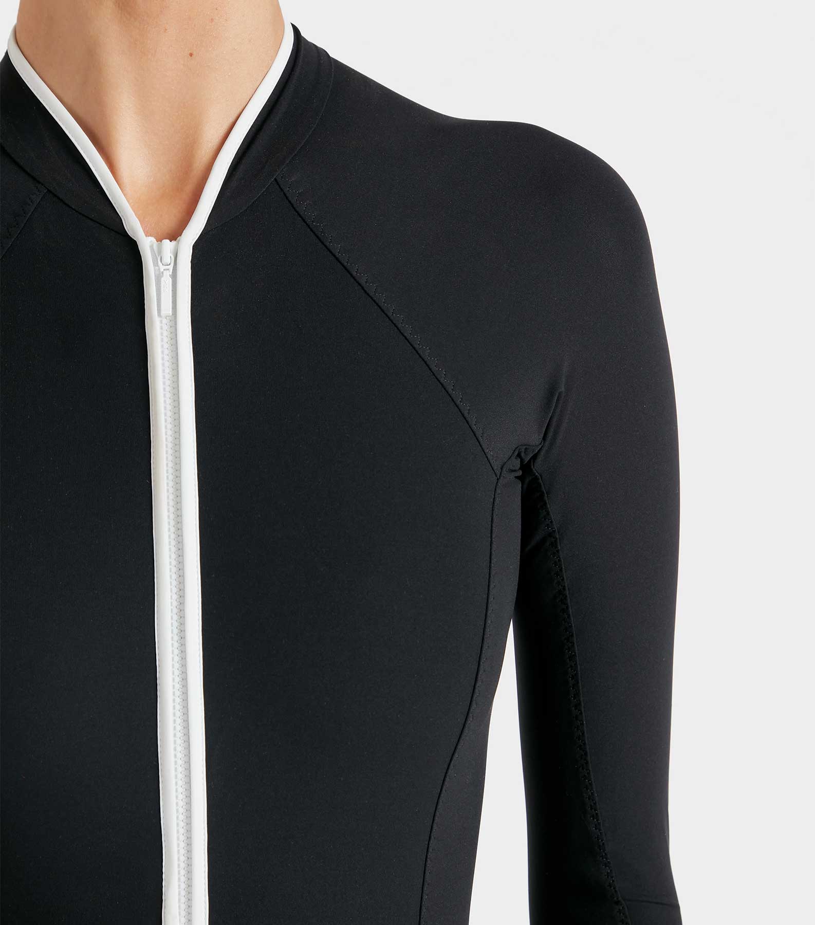 Tyra UPF 50+ Swim - Black/White